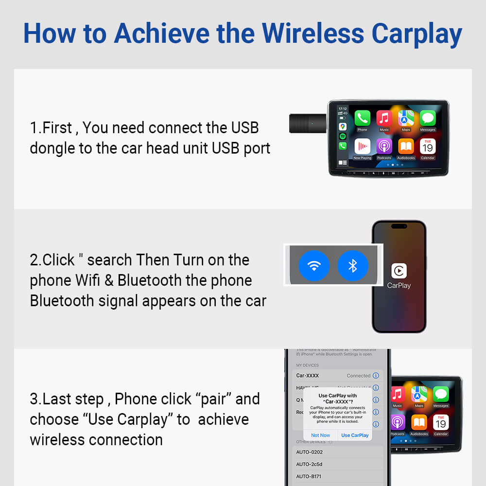 Trådløs Carplay Adapter